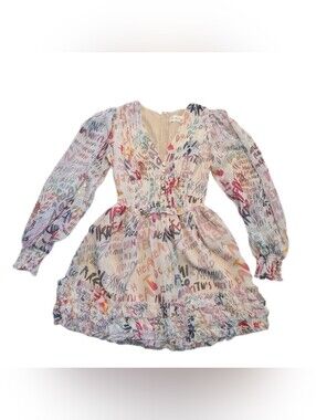Tu By Catu Graffiti Dress Size S